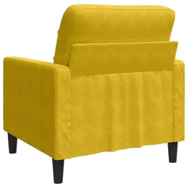 Maison Exclusive - Gul Fåtölj 60 cm Sammet