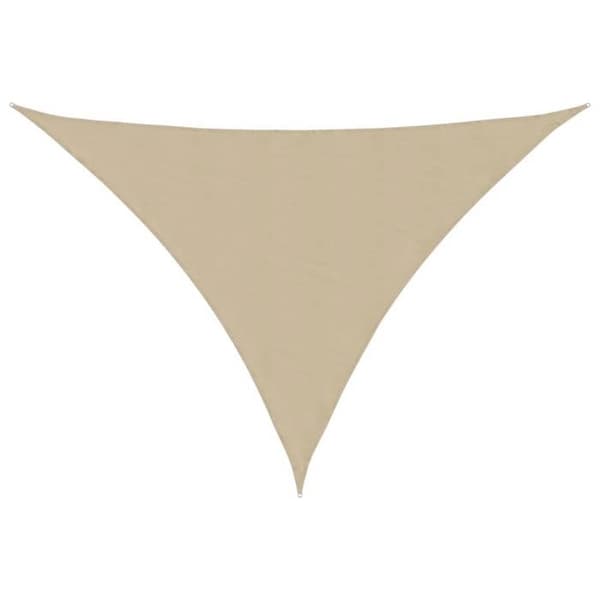 Parasollskydd - Exklusivt Hem - Triangulär - 3 x 4 x 5 m - Beige Oxford PU-tyg beige