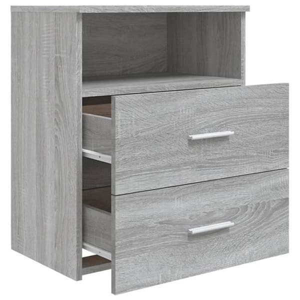 Maison Exclusive - Sonoma harmaa yöpöytä 50x32x60 cm sonoma grå