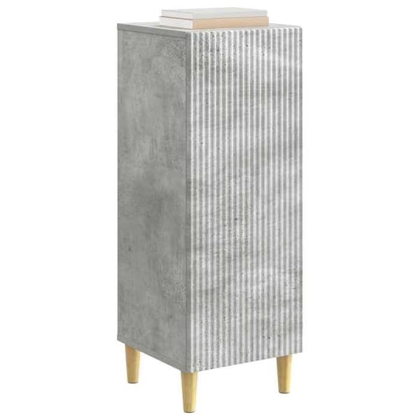 Maison Exclusive - Buffé Grå betong 33 x 34,5 x 90 cm Ingenjörsträ