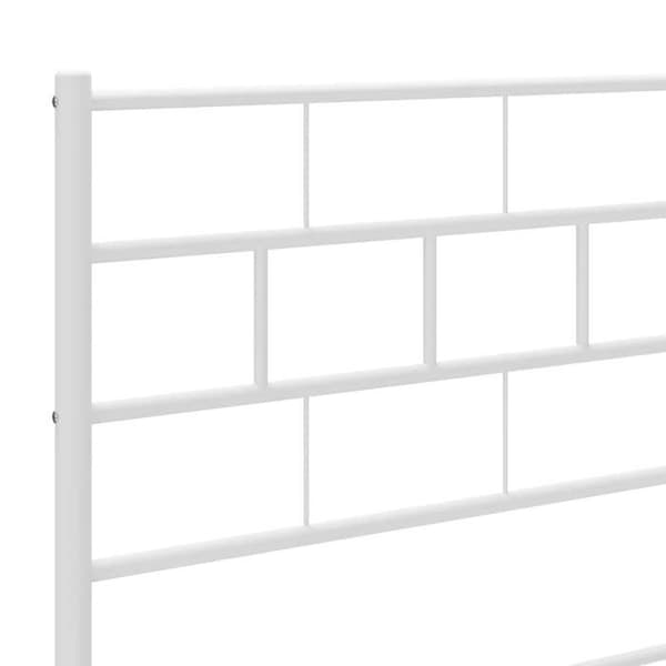 Hovedgærde - EKSKLUSIV HUS - Runde rør - Malet epoxy stål - 200 cm - Hvid Vit