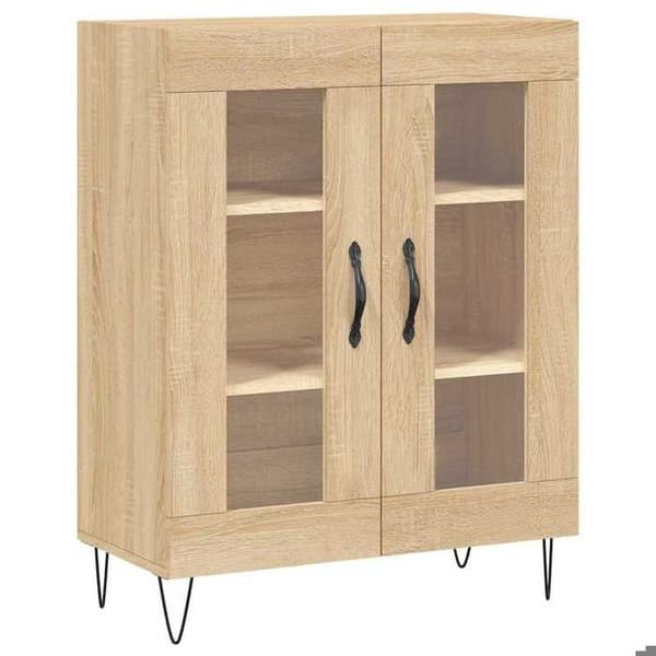 Maison Exclusive - Buffé ek sonoma 69,5x34x90 cm ingenjörsträ