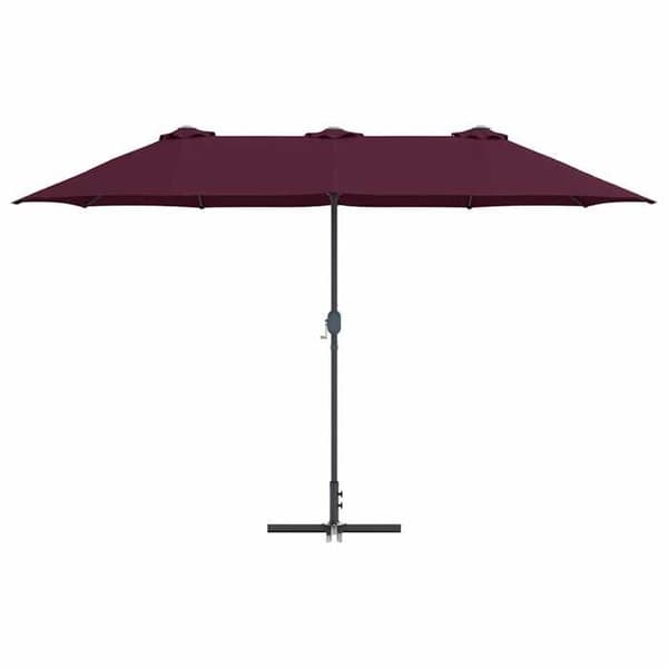Maison Exclusive - Haveparasol 370 x 197 x 239 cm Polyester og Aluminium