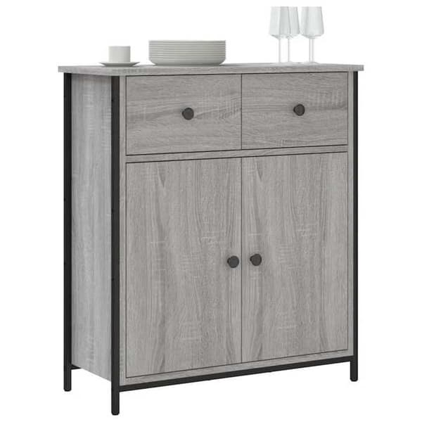 Maison Exclusive - Buffé Sonoma grå 70x30x80 cm ingenjörsträ