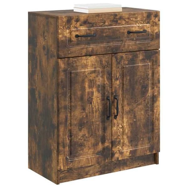 Maison Exclusive - Buffet Røget Eg 66 x 34,5 x 87 cm Ingeniørtræ
