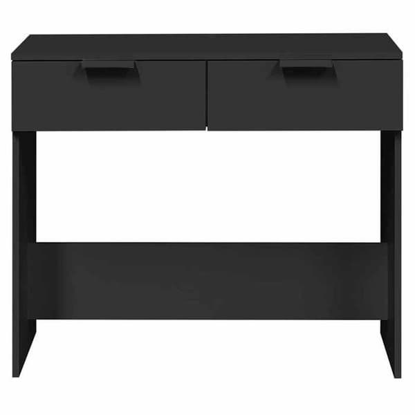 Maison Exclusive - Konsolbord svart 90x36x75 cm ingenjörsträ