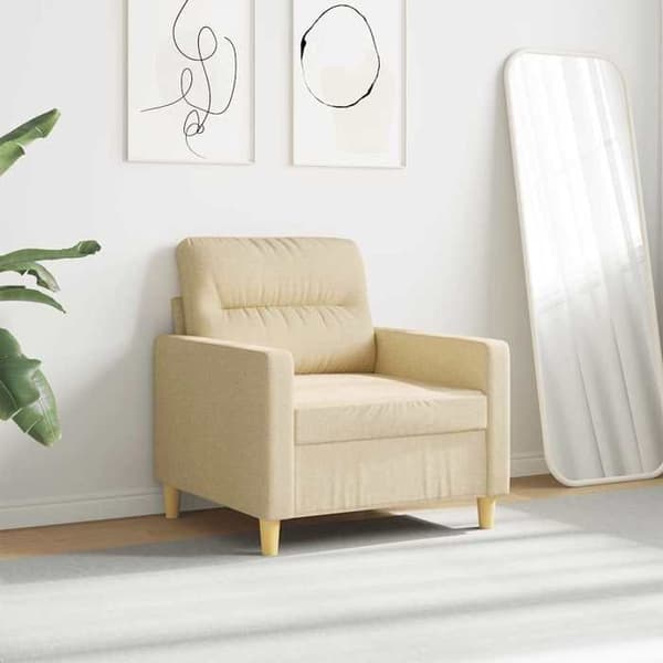 Maison Exclusive - Creme Stol 60 cm Stof