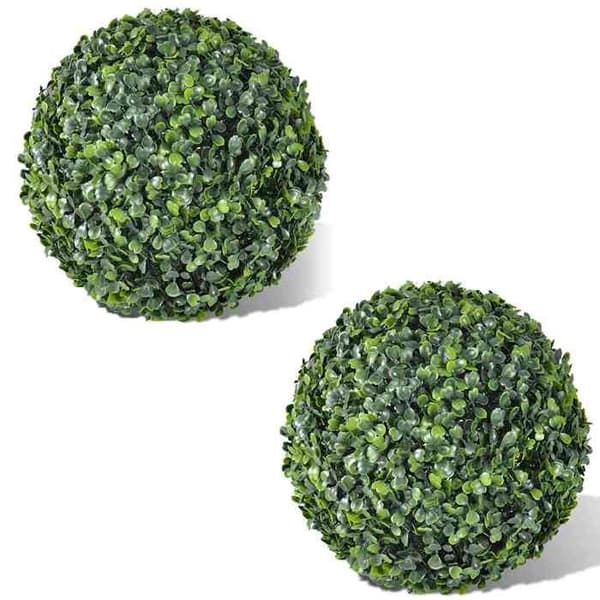 Maison Exclusive - Kunstig buksbom 2 stk 35 cm Grön blandad