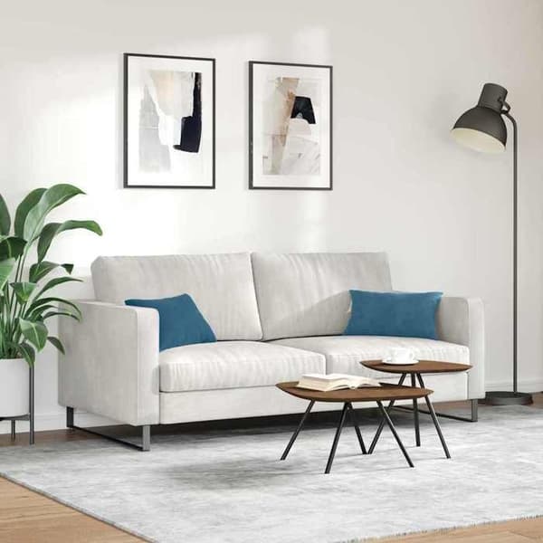 Maison Exclusive - Soffkuddar 2 st Blå 50 x 30 cm