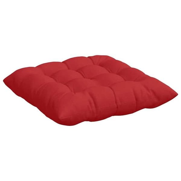 Istuinalustat - EXKLUSIIVINEN KOTI - 4 kpl - Punainen - 40 x 40 x 6 cm - Polyesteritäyte Röd
