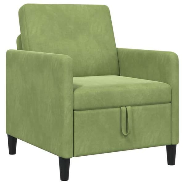 Maison Exclusive - Soffa med förvaring Ljusgrön 72 x 78 x 87 cm Polyester