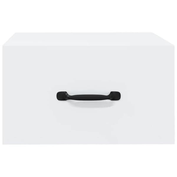 Maison Exclusive - Väggmonterad sängbord Vit 35x35x20 cm Vit
