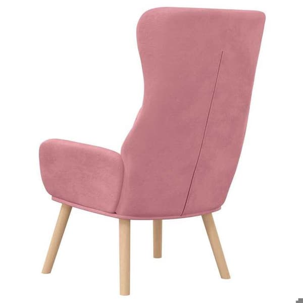 Maison Exclusive - Relax stol i rosa velour