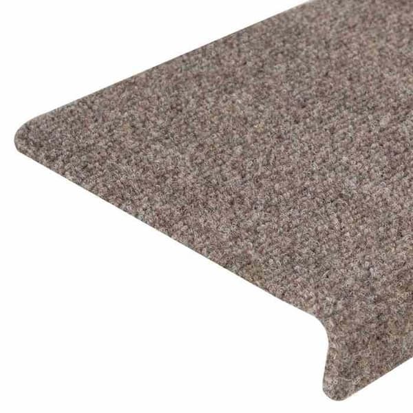Maison Exclusive - Selvklæbende trappetæpper 30 stk. 65 x 21 x 4 cm Beige Rektangulær kant