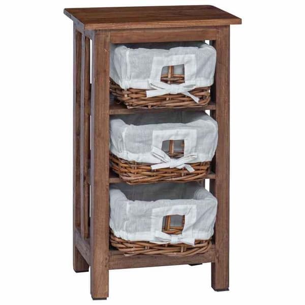 Maison Exclusive - Sidebord Brun 38 x 28 x 72 cm Massivt mahogni
