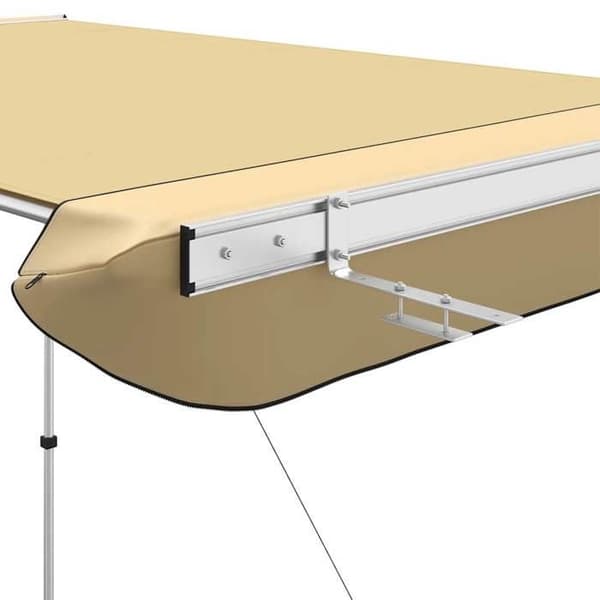 Maison Exclusive - Campingvogns- og trailerfortelt 1,8x2,5x2,15 m Beige