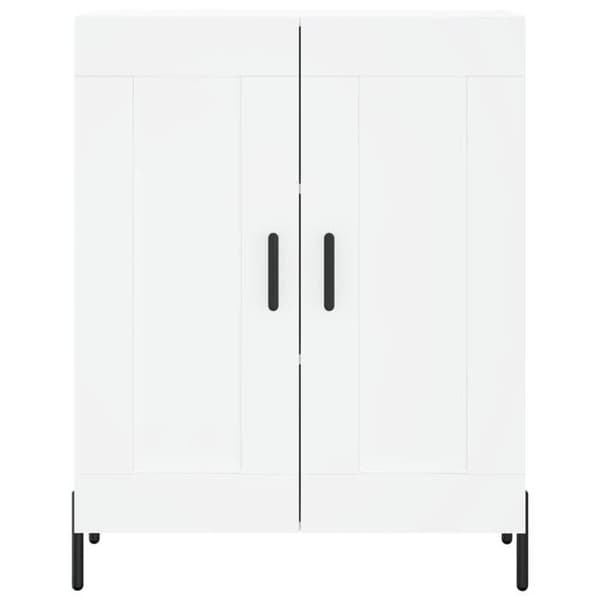 Maison Exclusive - Hvidt buffet 69,5x34x90 cm ingeniørtræ Vit