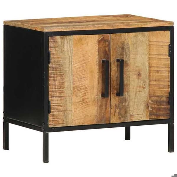 Maison Exclusive - Natbord 2 stk Brun og Sort 50 x 30 x 45 cm