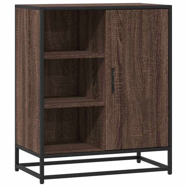 Maison Exclusive - Buffé ek brun 62x35x76 cm ingenjörsträ