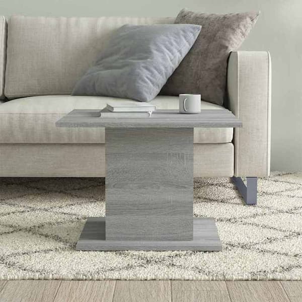 Bord - EKSKLUSIV HUS - Sonoma grå - 55,5x55,5x40 cm - Spånplader - Firkantet Sonoma grå