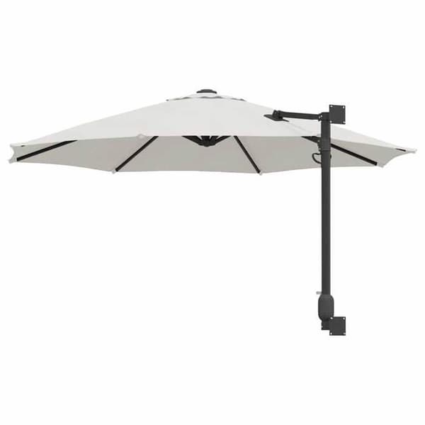 Maison Exclusive - Haveparasol 248 x 248 x 148 cm Polyester og Stål Sand