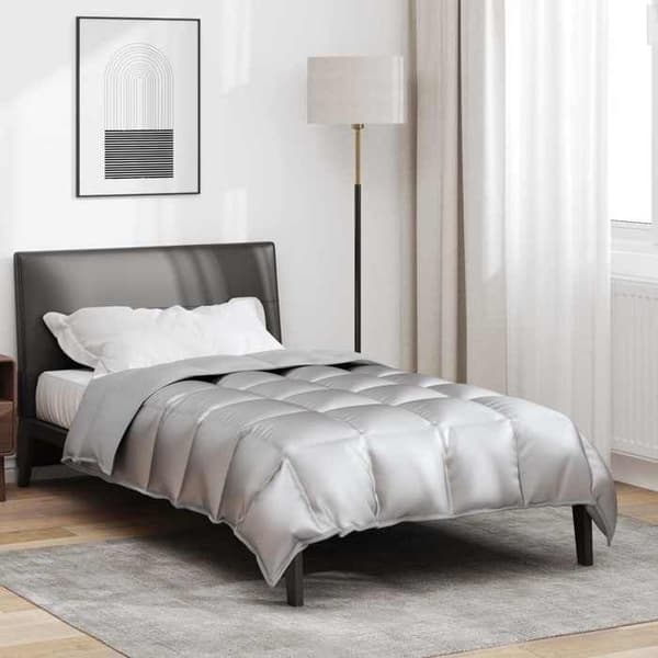 Maison Exclusive - Vinterdyne 135 x 200 cm 450 g/m² Sølv