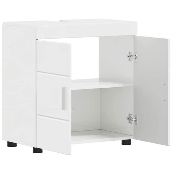 Maison Exclusive - Badrumsskåp Set TULUM Blank Vit Strålande vit