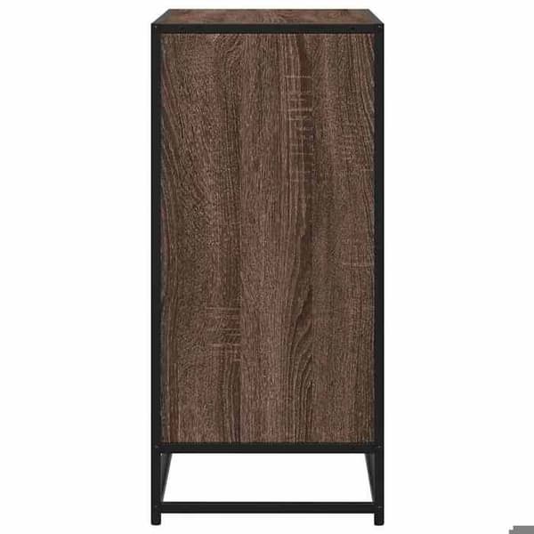 Maison Exclusive - Buffé ek brun 68x35x76 cm ingenjörsträ