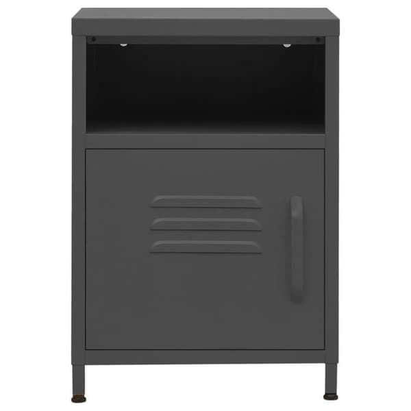 Maison Exclusive - Natbord Anthracit 35x35x51 cm Stål antracit
