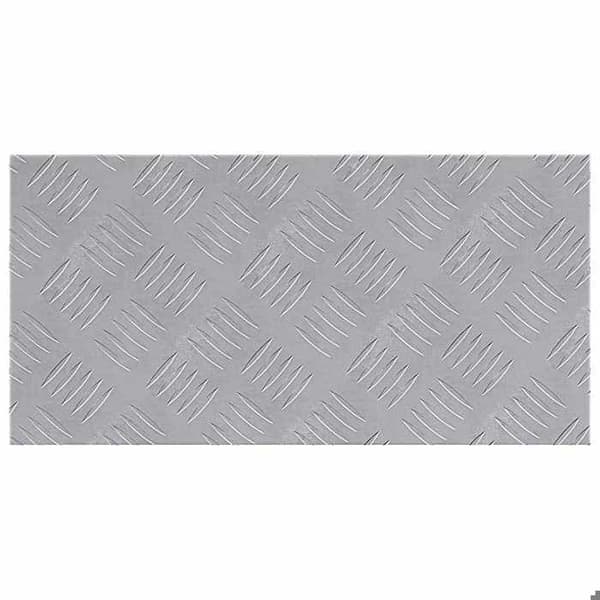 Maison Exclusive - Nez de marche 2 stk 50 x 25 cm Sølv Aluminium Rektangulær Silver