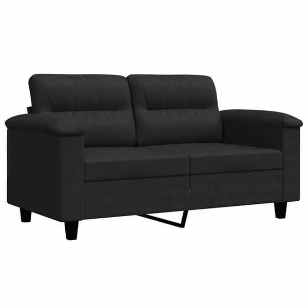 Maison Exclusive - 2-personers sofa Sort 120 cm Mikrofiber stof