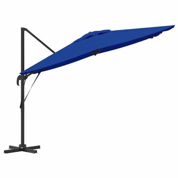 Maison Exclusive - Parasol Roma Blå 286 x 284 x 265 cm Aluminium og polyester