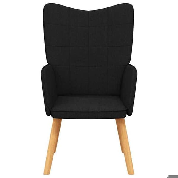 Maison Exclusive - Avkopplingsstol Svart Tyg