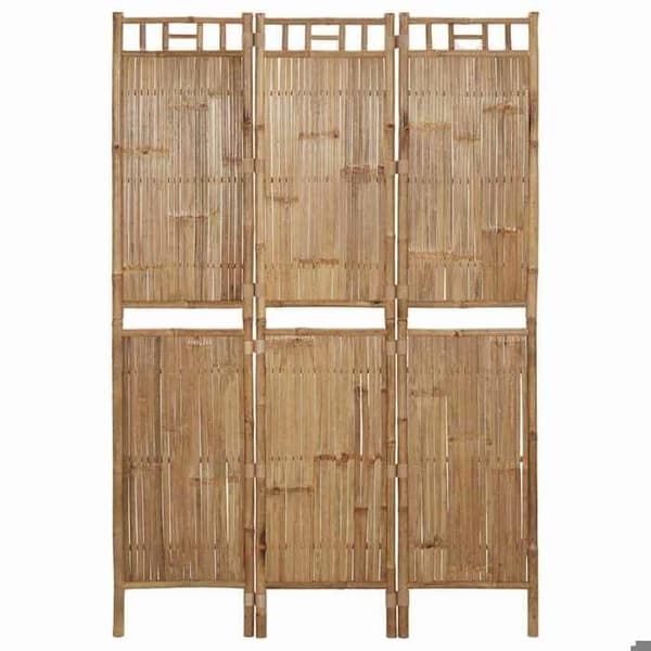 Maison Exclusive - 3-paneelin bambu-seinäelementti 120x180 cm Naturlig (bambu)