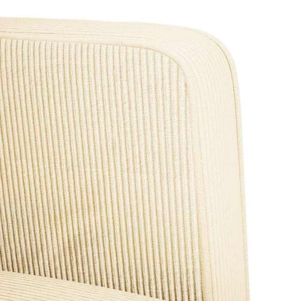 Maison Exclusive - Cremefarvet sofa-stol med armlæn 54 cm i fløjl Grädde