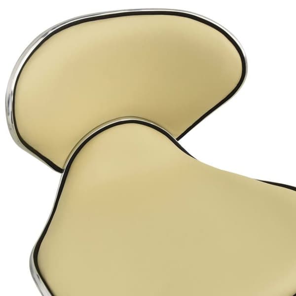 Maison Exclusive - Kontorstol Creme Kunstlæder