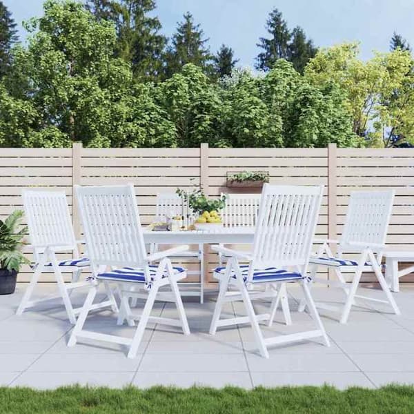 Maison Exclusive - Trädgårdsstolar kuddar set om 6 40x40x3 cm tyg