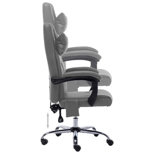 Maison Exclusive - Massage kontorstol Anthracite Similicuir antracit