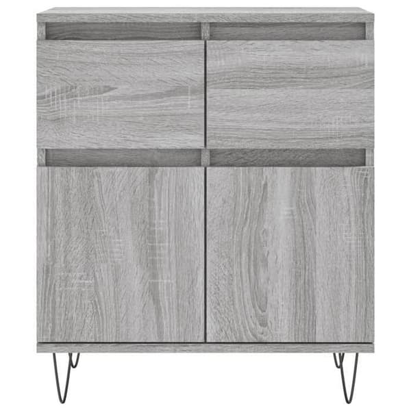 Maison Exclusive - Buffet Sonoma grå 60x35x70 cm Ingeniørtræ
