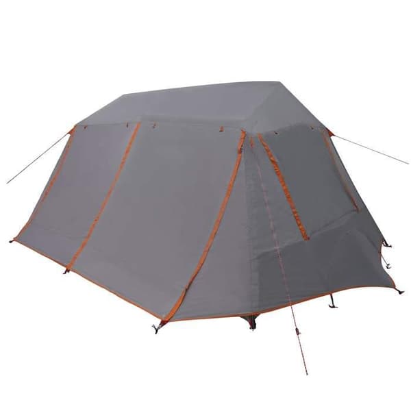 Maison Exclusive - Tunneliteltta Harmaa ja oranssi 400 x 278 x 182 cm