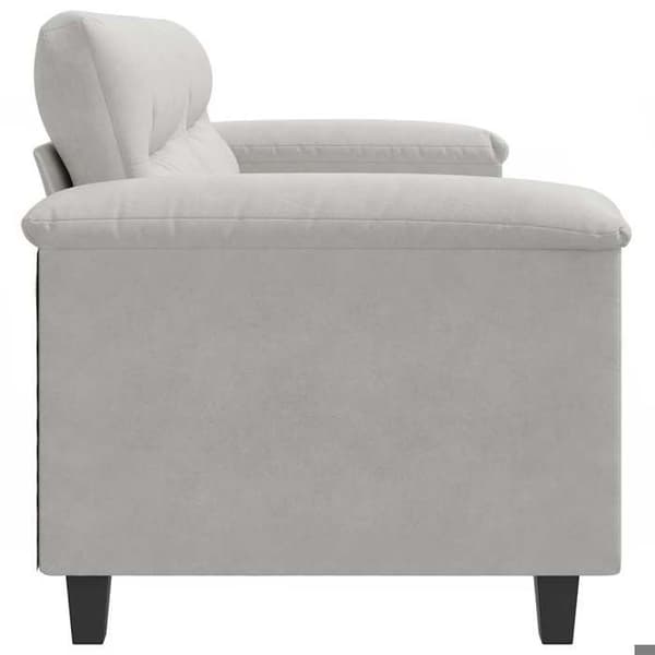 Maison Exclusive - 2-personers sofa i lys grå 140 cm mikrofiberstof