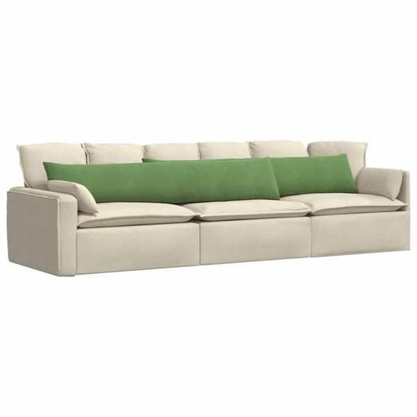 Maison Exclusive - Soffkuddar 2 st Ljusgrön 200 x 40 cm Ljusgrön