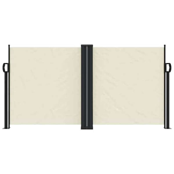 Maison Exclusive - Cremefarvet sidemarkise 120x1200 cm