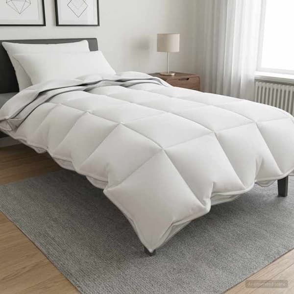 Dundyner - MAISON EXCLUSIVE - Sæt 3 stk 135x220 - 20% bambus / 80% polyester - Alle årstider - Allergivenlig Vit