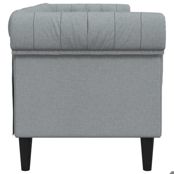 Maison Exclusive - Vaaleanharmaa sohva 201,5 x 74,5 x 74,5 cm Polyesteri