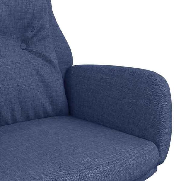 Maison Exclusive - Avkopplingsstol Blå Tyg