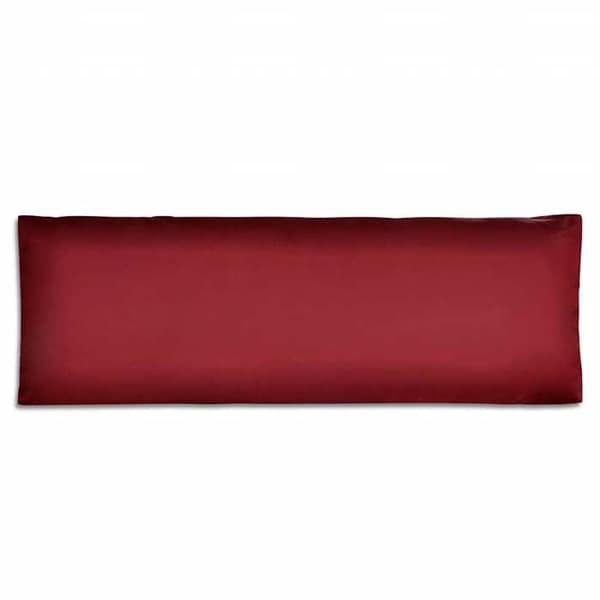 Rygpude - EKSKLUSIV HUS - 120 x 40 x 10 cm - Bordeaux - Skimmelsvamp-resistent - Polyesterfibre Bordeaux