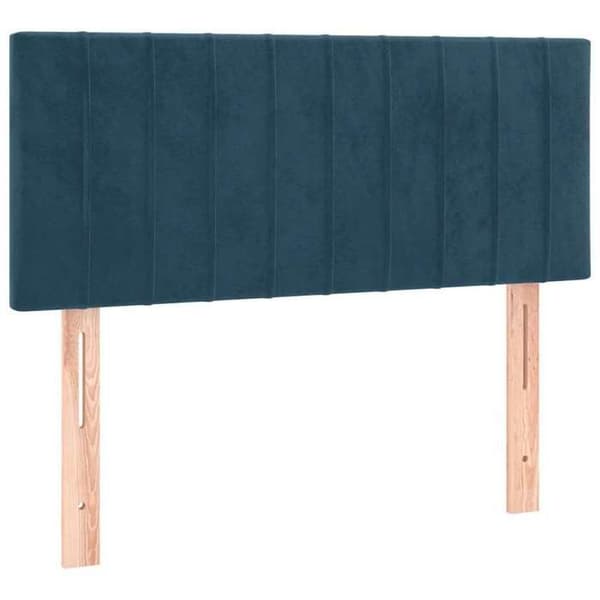 Maison Exclusive - Mörkblå sänggavel 80x5x78/88 cm Sammet