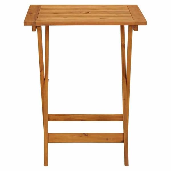 Maison Exclusive - Sammenklappeligt havebord 60x60x75 cm Solid akacietræ