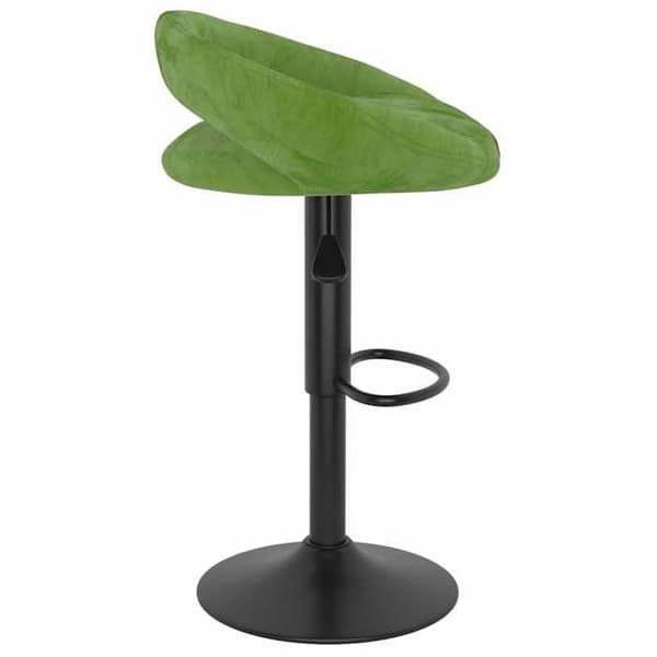 Maison Exclusive - Barstolar set om 2 ljusgrön sammet